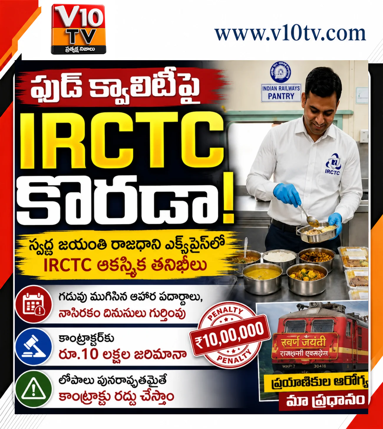 నాసిరకం భోజనానికి.. IRCTC భారీ జరిమానా! — చిత్రం 1