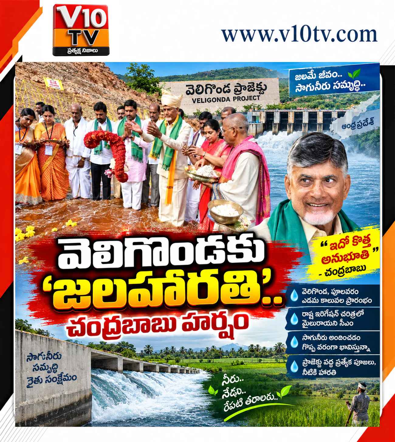 వెలిగొండకు ‘జలహారతి’.. చంద్రబాబు హర్షం — చిత్రం 1