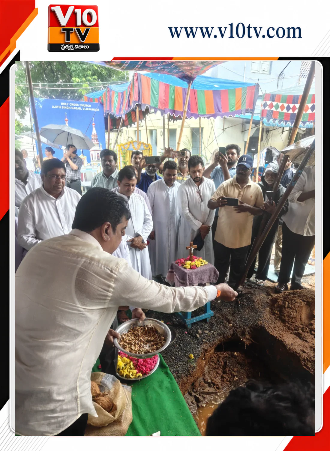 ప్రార్థనా మందిరానికి బొండా ఉమా శంకుస్థాపన — చిత్రం 2